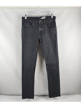 Fox Racing Jeans Mens 28x32 Casual T-Rex Skinny Fit Punk Gray Denim